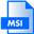 MSI File Extension Icon 32x32 png